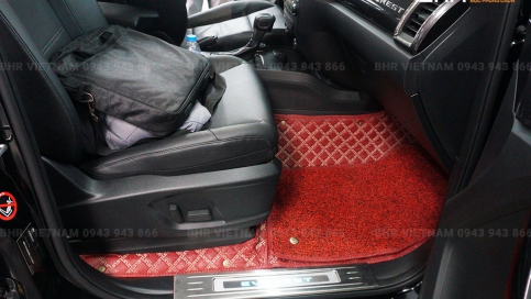 Thảm lót sàn ô tô 5D 6D Ford Everest giá gốc tận xưởng, bảo hành trọn đời